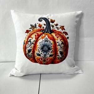 Pumpkin Thow Accent Pillow Decor Cover Only